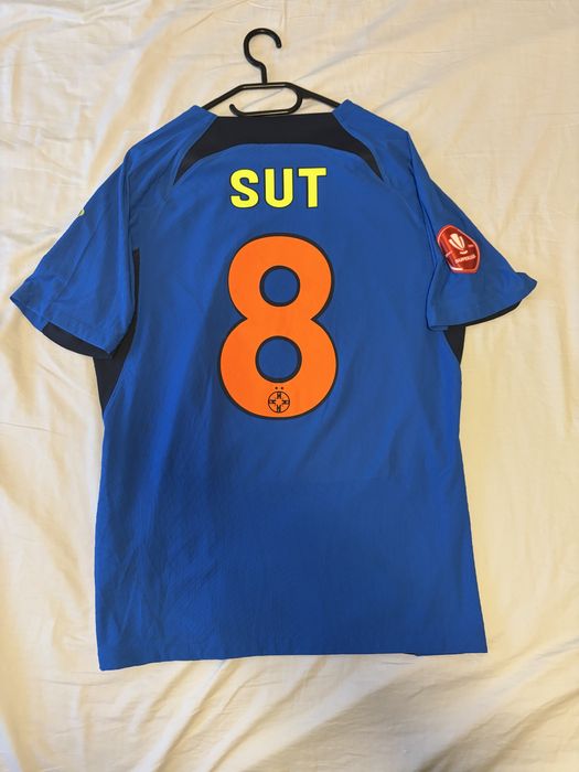 Tricou FCSB Adrian Sut jucat in meci cu CFR