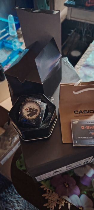 Ceas g shock alb