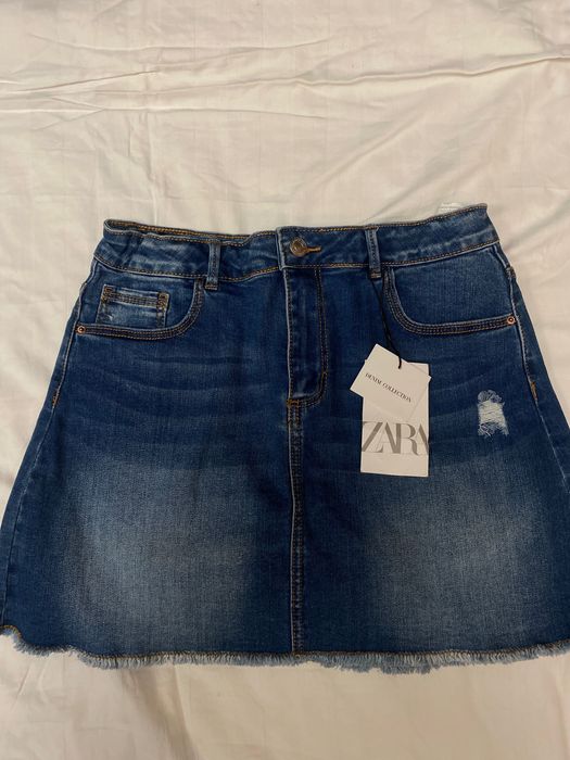 джинсовая юбка ZARA