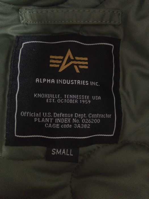 Бомбер alpha industries cwu 45 S