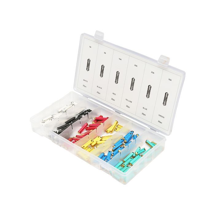 Trusa sigurante electrice auto cilindrice ceramice 120 piese