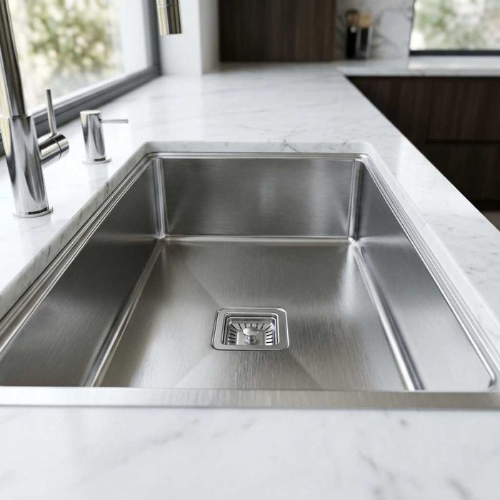 Nerjaveyka Мойка для кухни 2 талик (двойная) нержавейка Sergeli