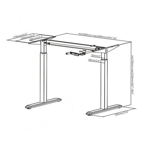 Растущий стол (опоры)