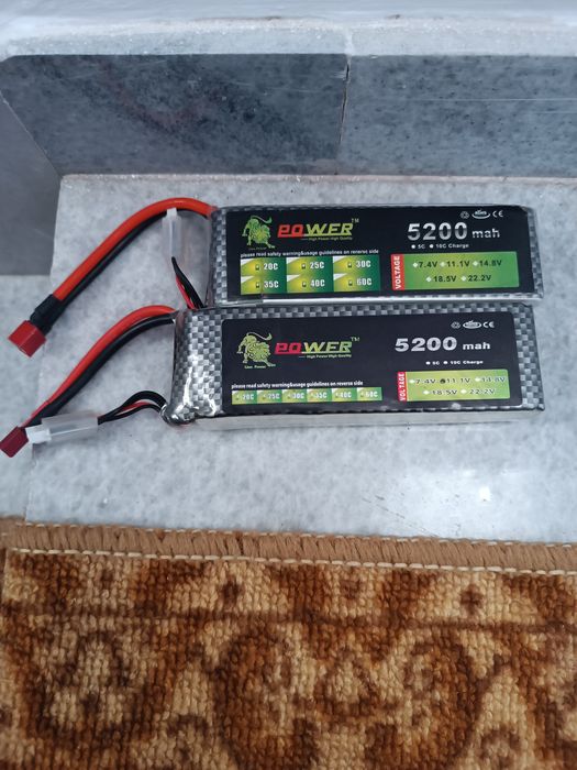 Lipo 3s батерии 11.1V 5200mha