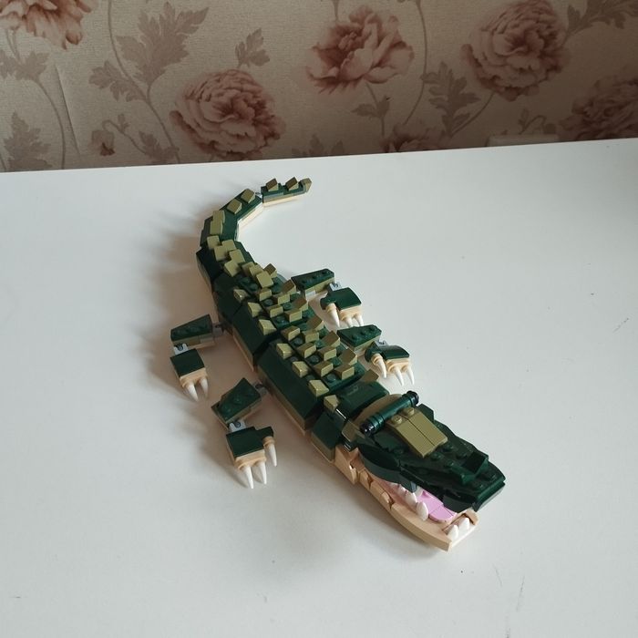 Лего крокодил 3в1