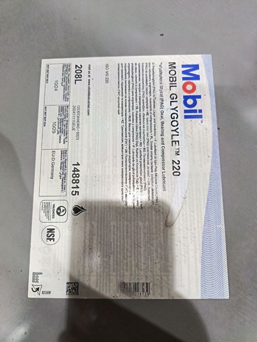 Mobil GLYGOYLE 220, 208L