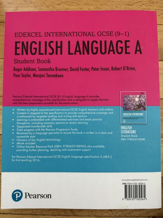 Manual Edexcel IGCSE English Language A – Student Book | Stare bună | București