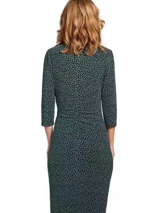 Эластичное платье из мерцающего джерси