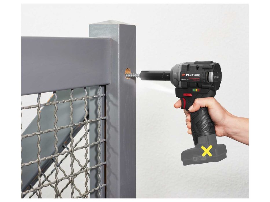 5г.ГАРАНЦИЯ Акумулаторен, безчетков гайковерт PARKSIDE PPDSSA 12 A1