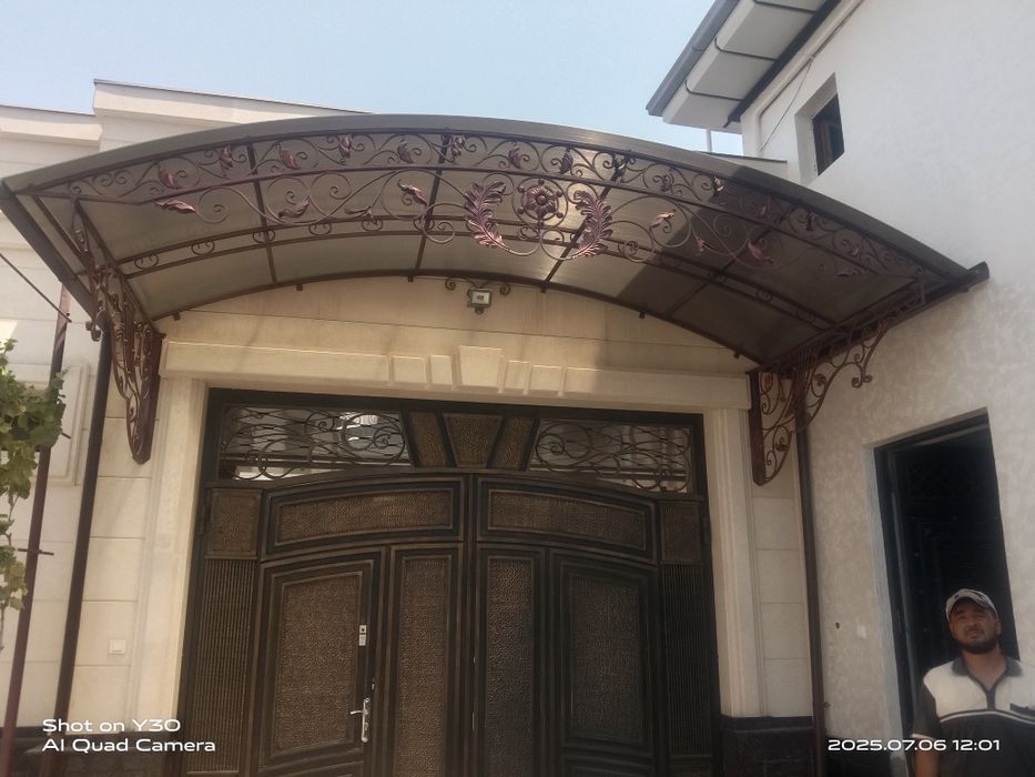 Навес перила Варота Навес Nave's Darvoza prilla nave's