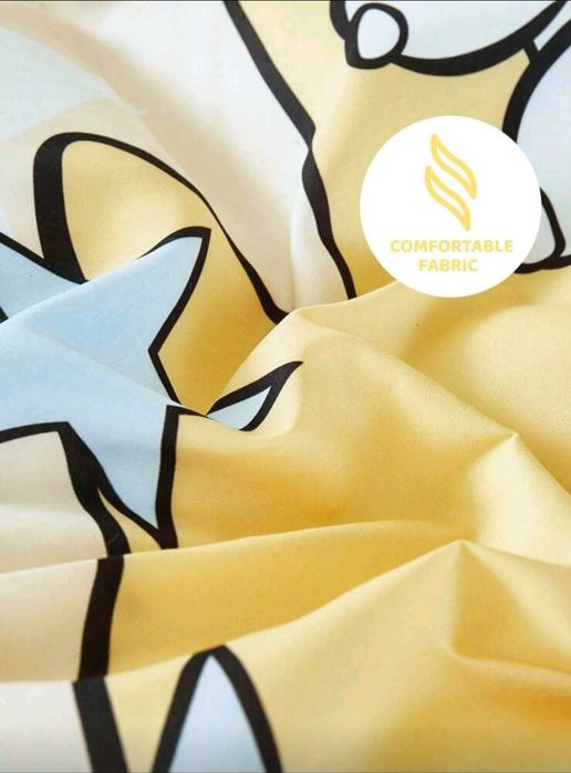 Комплект завивки TOM&JERRY от 3 части с принт на котка и мишка,230/220