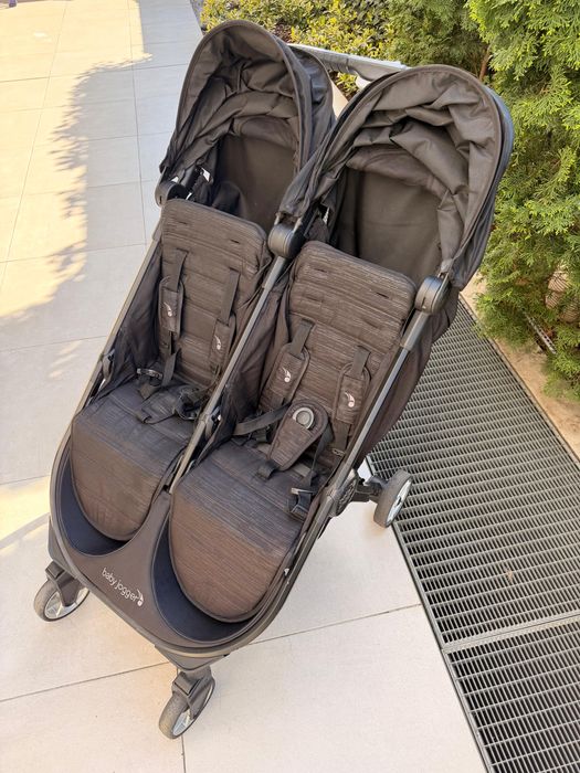 Carucior gemeni Baby Jogger City Tour 2 Double Twin - pliabil, landouri incluse