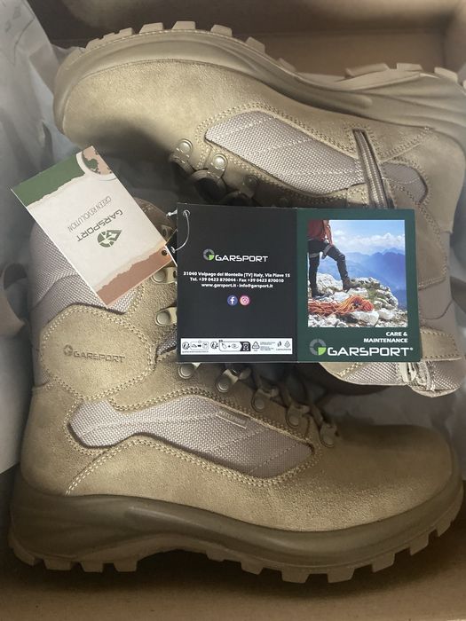 Bocanci militari Garsport Force Tactical Zip WP Sabbia