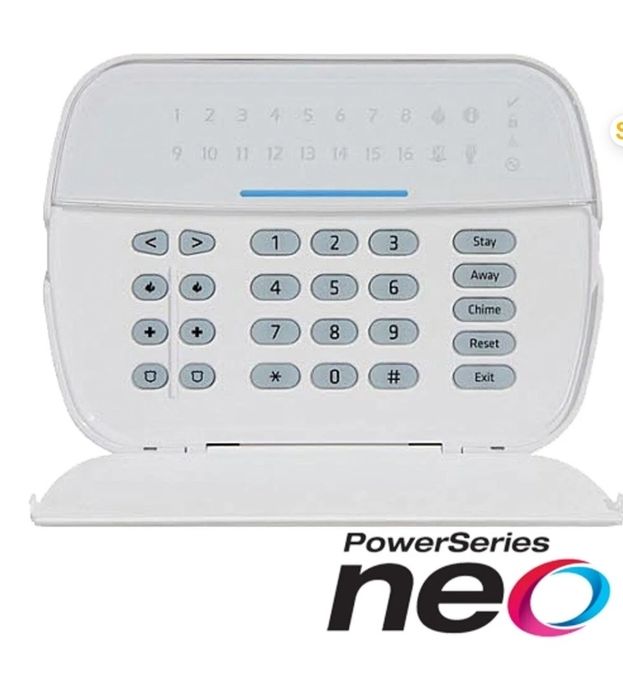 Tastatura LED, cablata, 16 zone, SERIA NEO - DSC HS2LEDE1