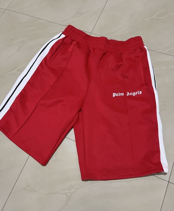 Pantaloni palm angels scurti roșii de vara