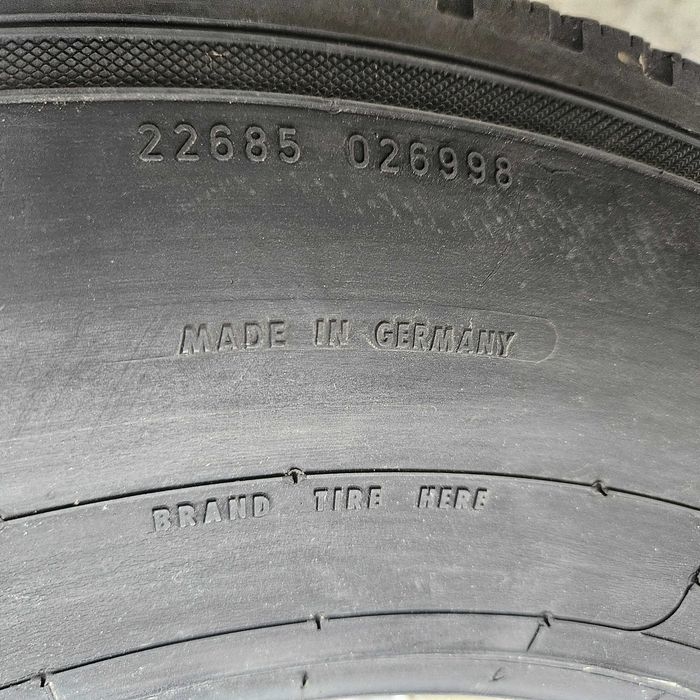 1 тежкотоварна гума 225/75R17.5 Semperit Euro-Steel M434 128/126M