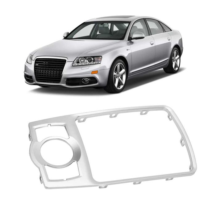 Rama Trim Ornament Crom Aluminiu Consola Centrala MMI Audi A6 C6 4F