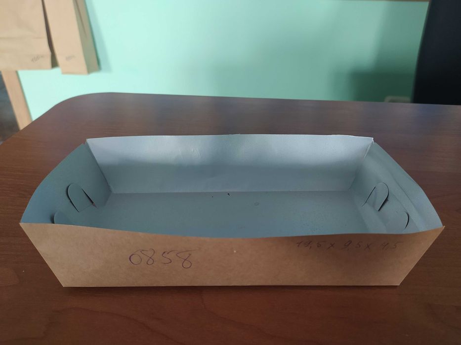 Лодочки картонные под фаст-фуд