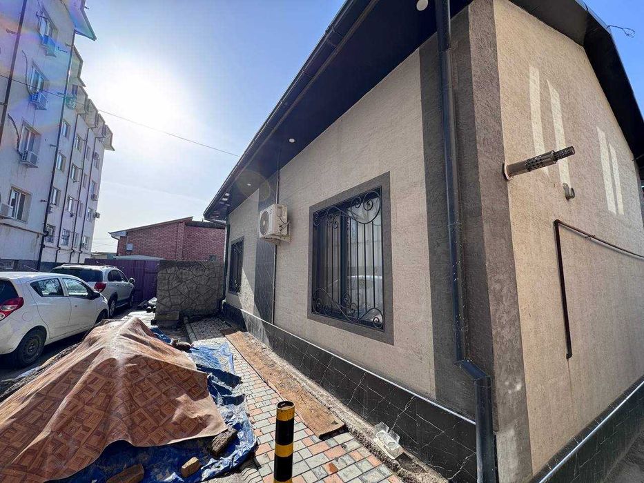 Новый коттедж на ул. Сайрам 1 сотка 3 комнаты, мебель + техника=