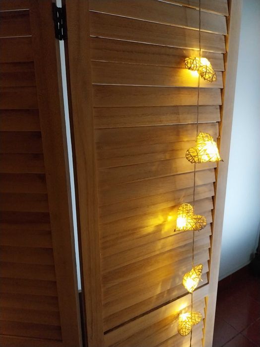 Vand paravan decorativ extensibil evantai