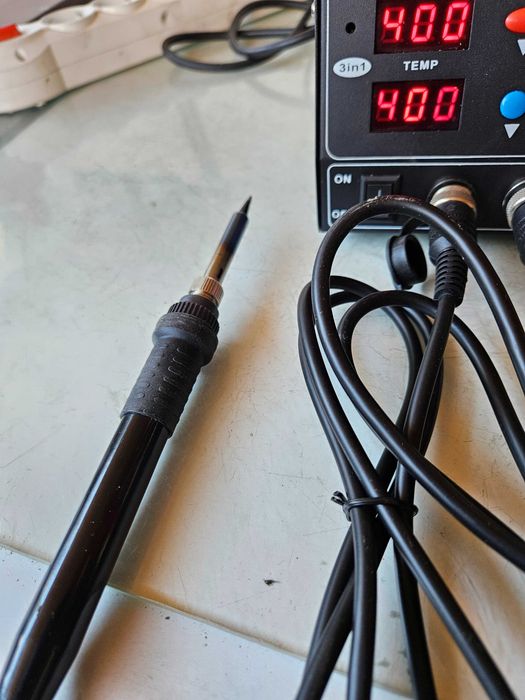 Statie de lipit cu suflanta aer cald JCD 8206