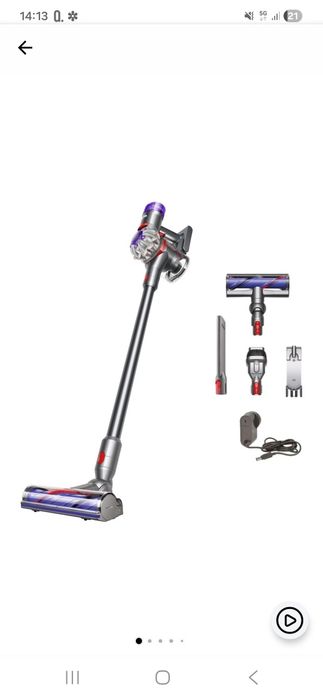 Aspirator Vertical Fără Fir Dyson V8 Advanced, 130AW, 425W – Gri-Argintiu