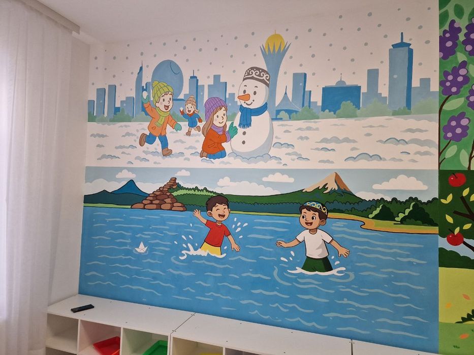 Художники. Роспись стен. Мурал. Рисунки на стене