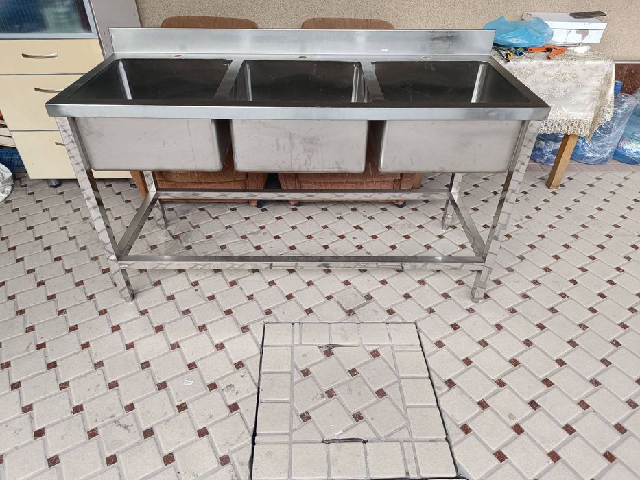 Нержавейка, мойка 3 тали