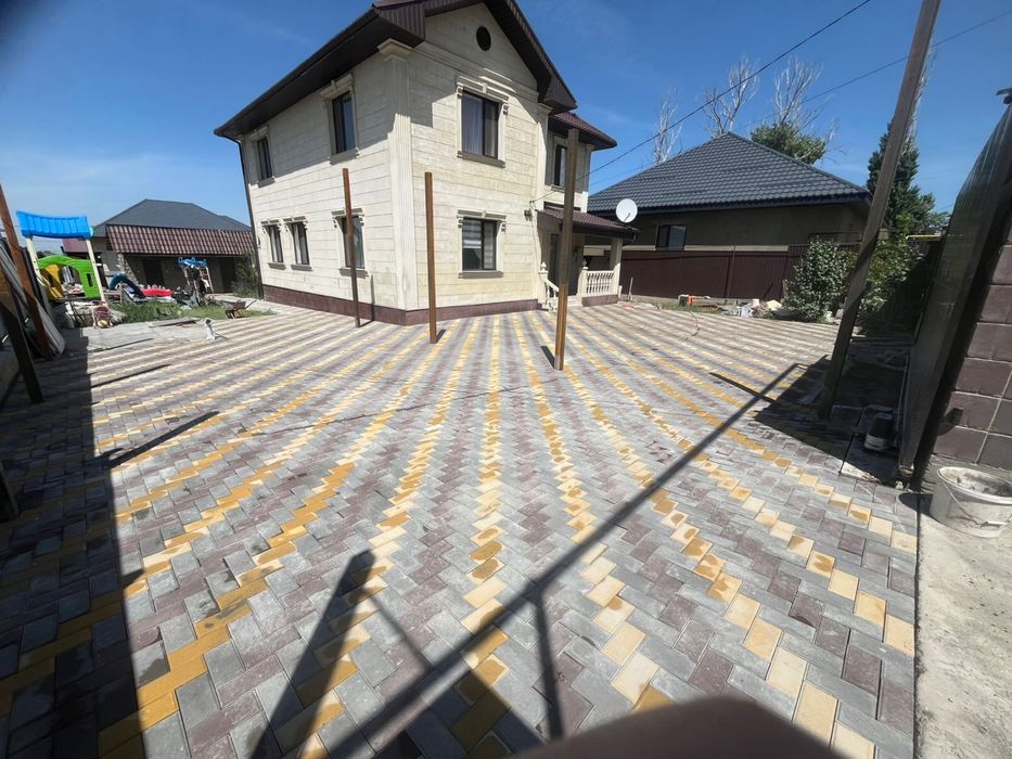 Укладка брусчатка