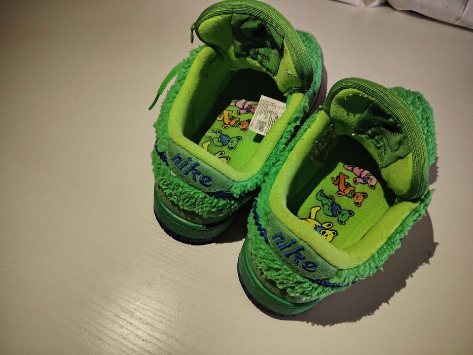 Vând adidași Nike SB Dunk low Grateful Dead Bears green