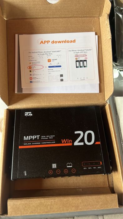 Нови Smart MPPT контролери с блутут 75/15А и 75/20А