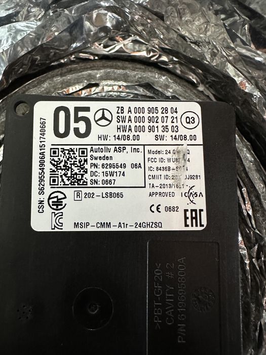 Modul / Radar / Distronic Mercedes : A0009050410 / A0009054907