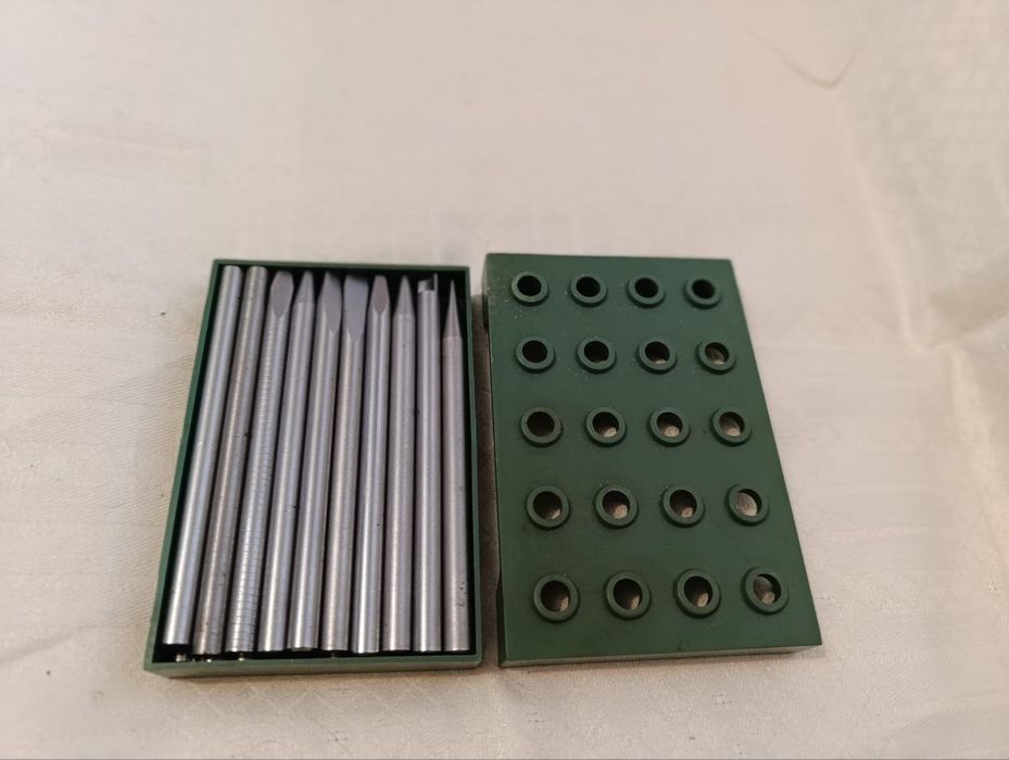 Чеканы набор инструменты для изготовления чеканки ( СССР 1977 г.)