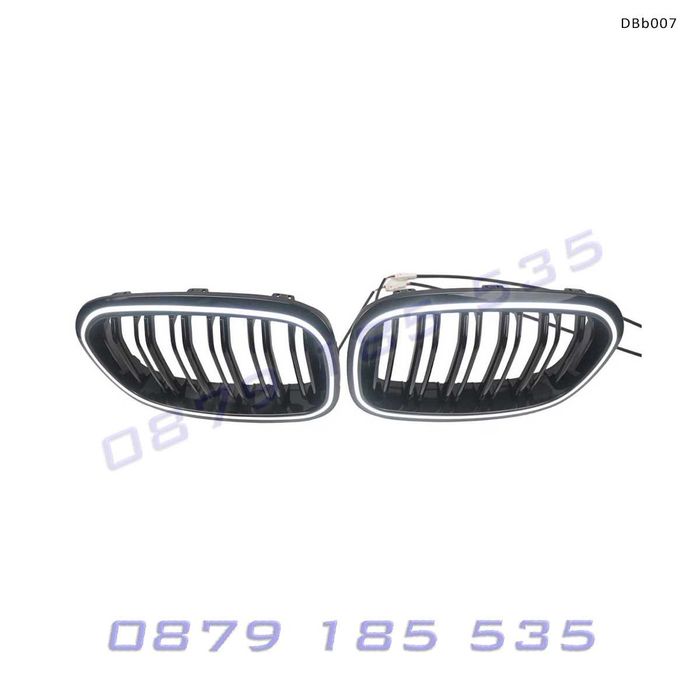 Светещи LED тунинг бъбреци за BMW 1 F20 F21 2011–2014 черен гланц DBb007 бмв ф20 лед