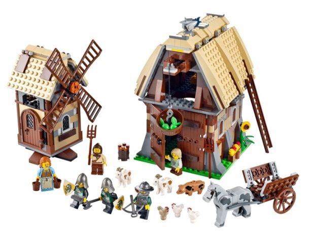 LEGO 7189 Mill Village Raid Lego Kingdoms Lego Castle
