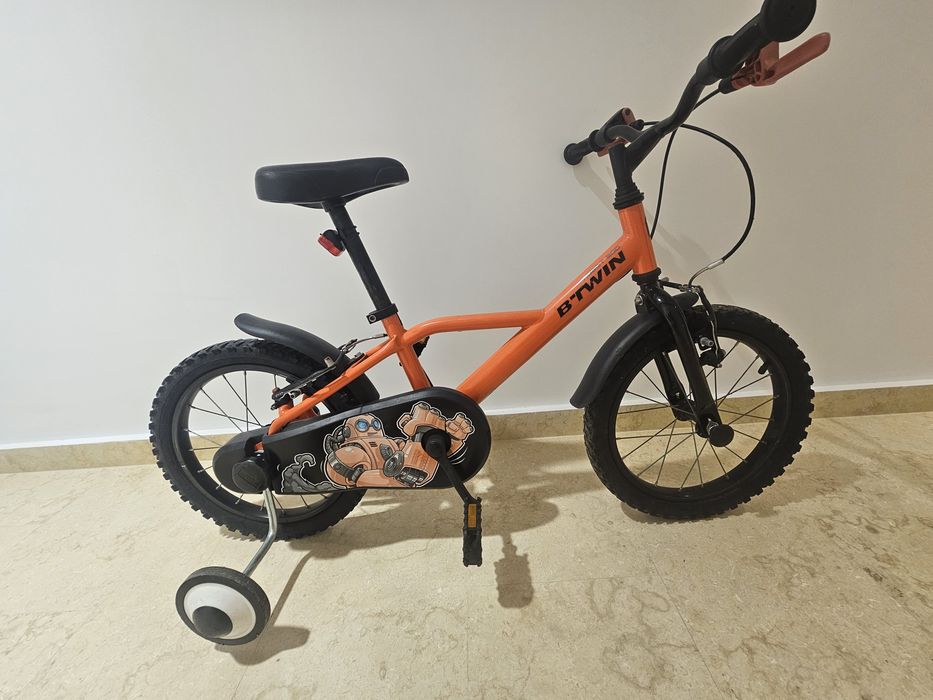 Bicicletă 16 inch 4-6 ani 500 Robot B'twin Dechatlon