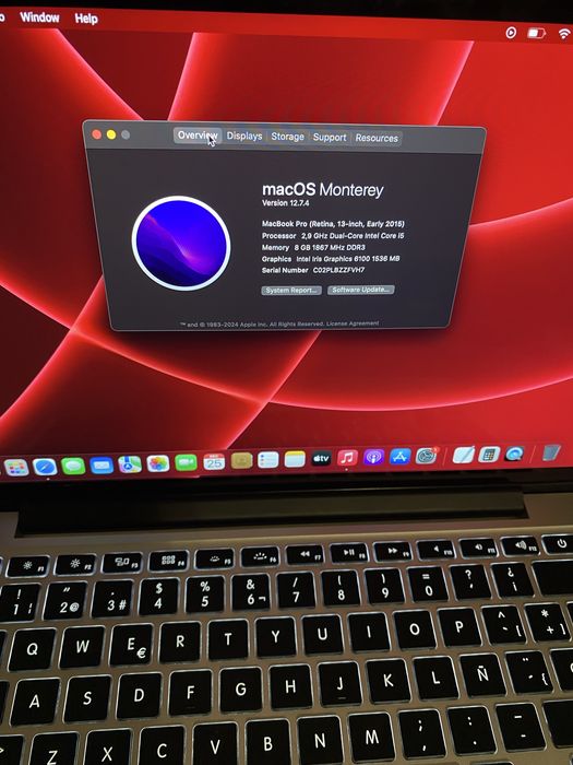 MacBook 13 Pro 2015 256 GB