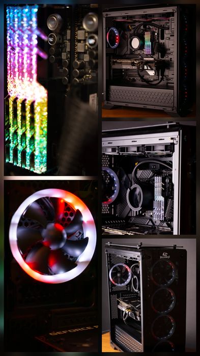 PC Gaming Intel 11600KF, RTX3080, 64 GB RAM.