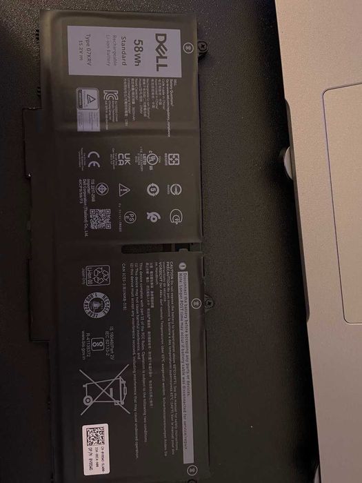 Батарея Dell 58w H4PVC 07KRV Y86WG, 08P81K