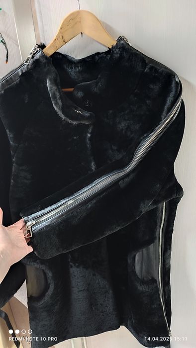 Шуба мутон черная, новая