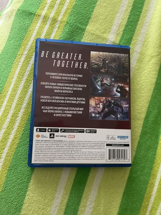 Игра PS5 диск Spider Man 2 -Оригинальный диск