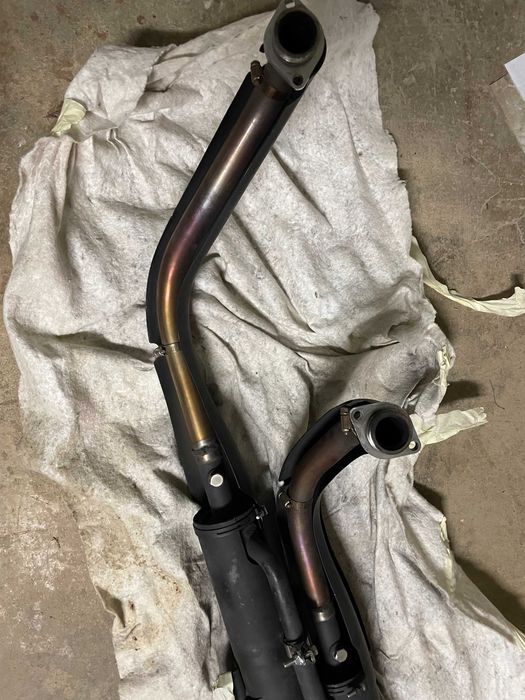 Evacuare/tobe Kawasaki vulcan vn900 custom negru mat