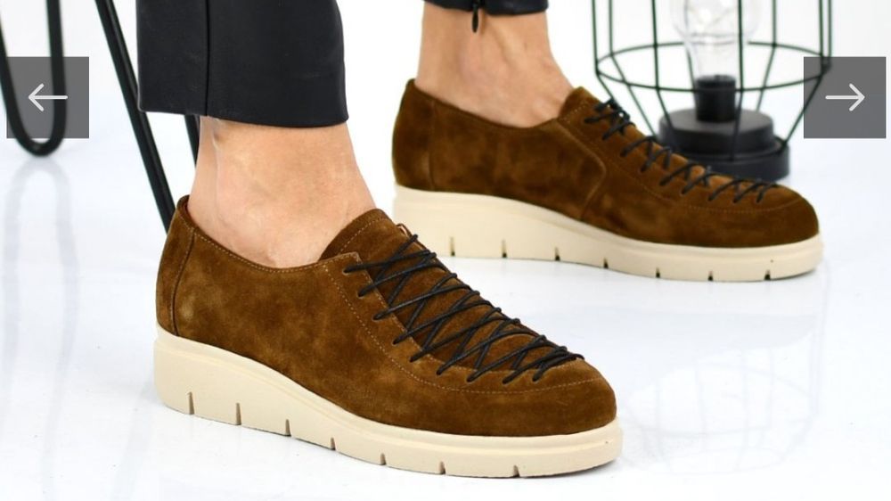 Pantofi piele intoarsa 38