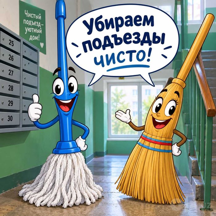 Уборка Подъездов Жилых Домов