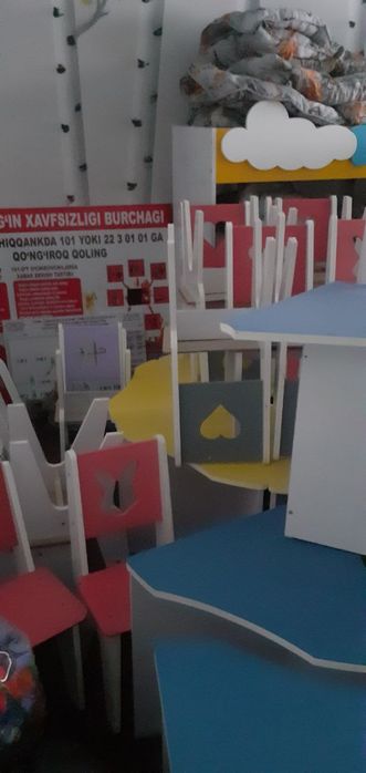 Bog'cha mebellari 40 o'rinli