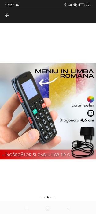 Telefon mobil pentru seniori