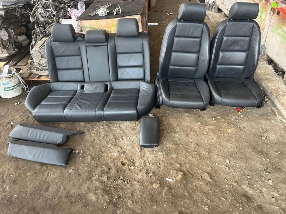 Електрически кожен салон Audi A6 4F C6 седалки Кожа Рекаро Н640