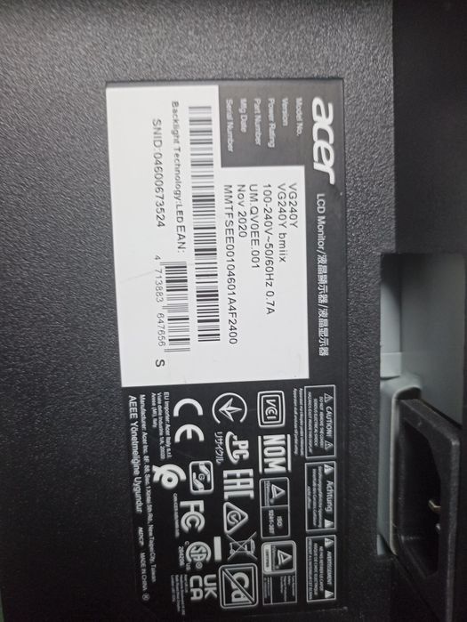 Продам монитор acer