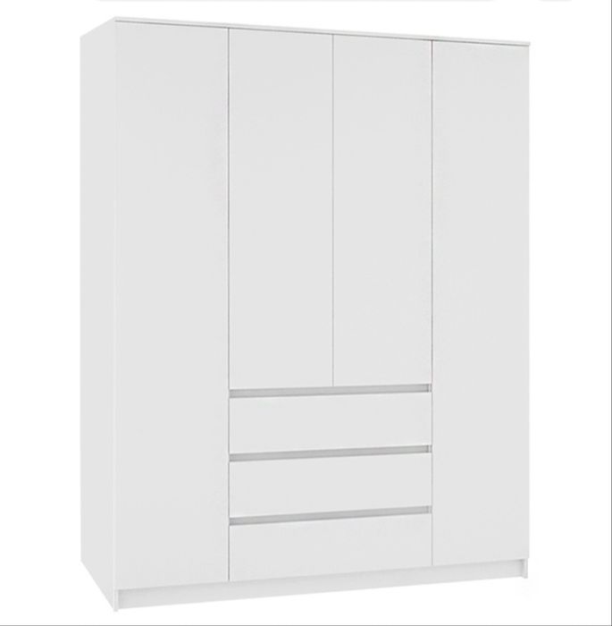 Распашной шкаф белого цвета