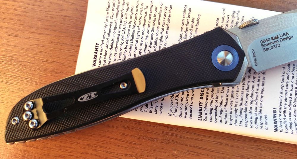 Сгъваем нож ZT0707 / ZT0640